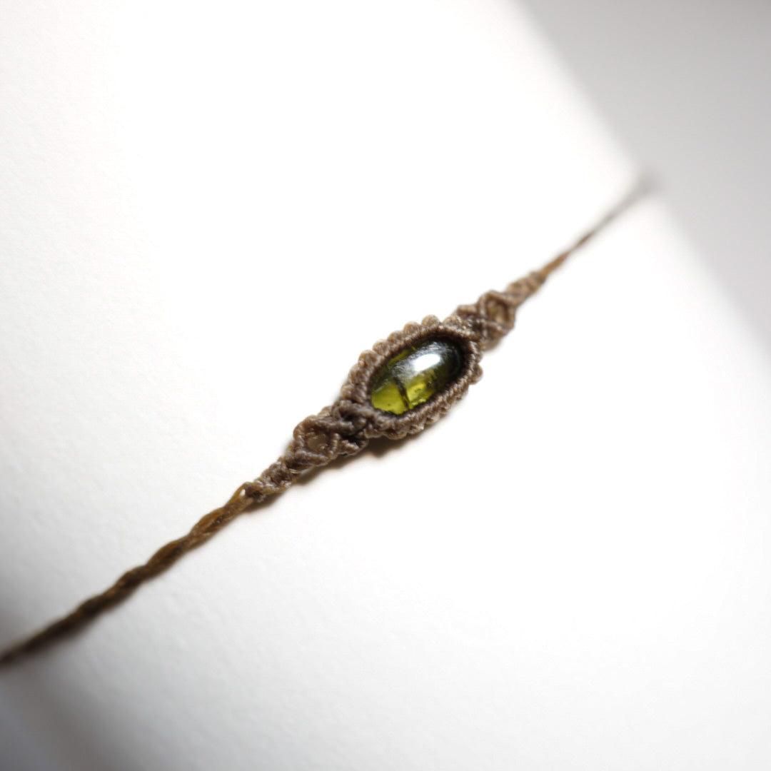 碧璽 ︳Macramé 蠟線編織手繩