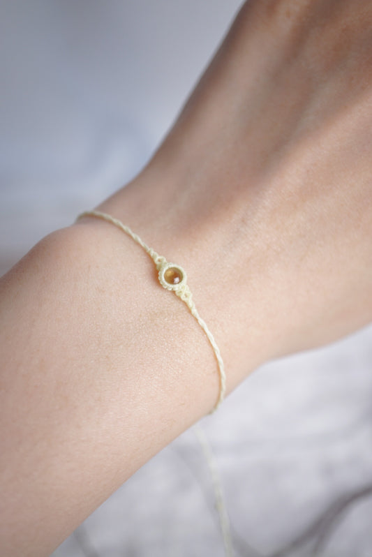 碧璽 ︳Macramé 蠟線編織手繩