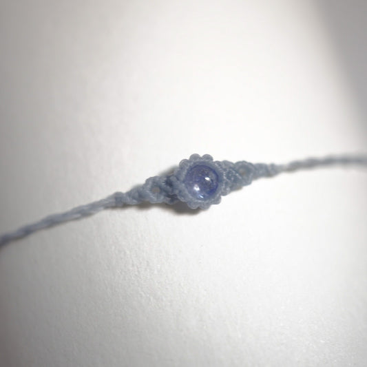 坦桑石 ︳Macramé 蠟線編織手繩
