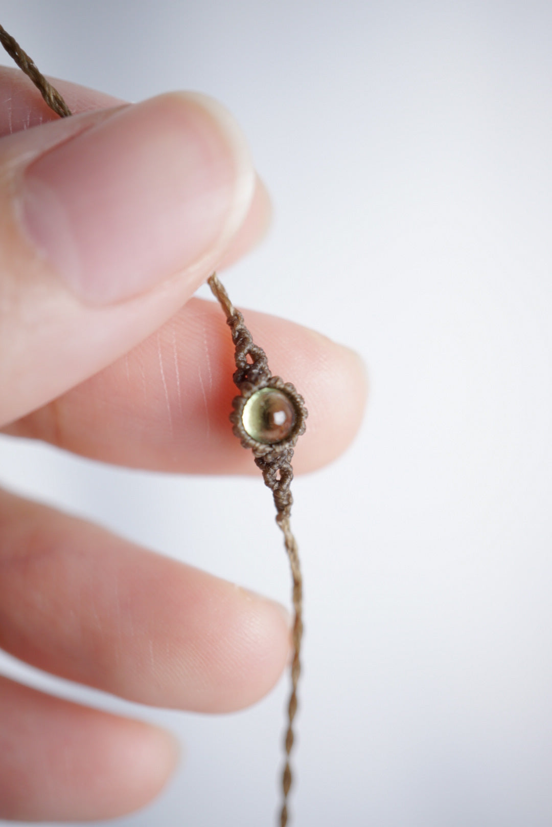 碧璽 ︳Macramé 蠟線編織手繩