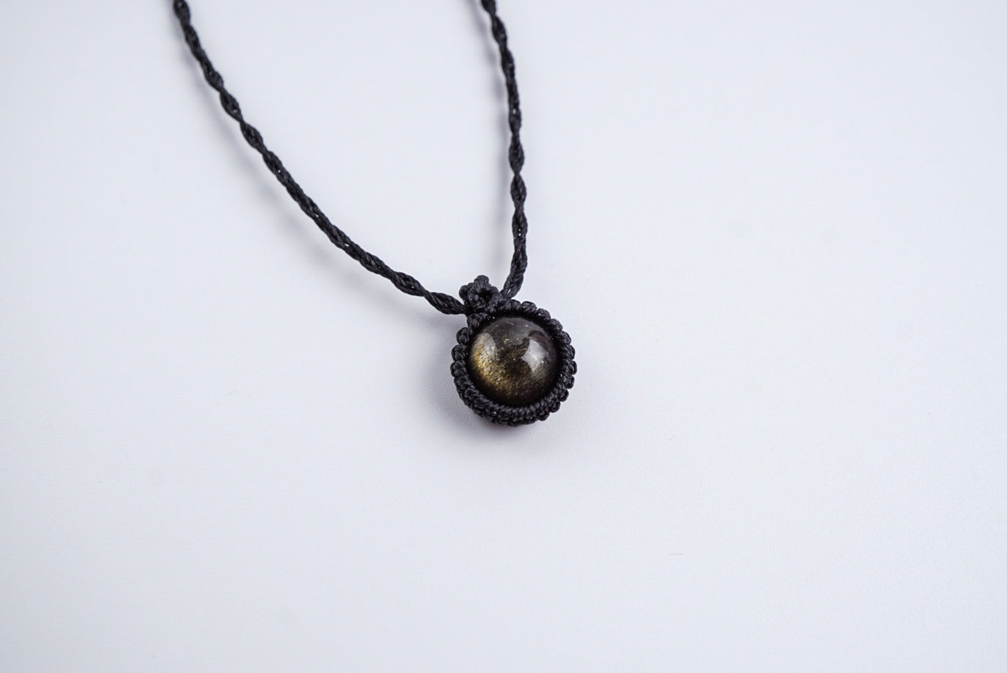 金曜石︳Macramé 蠟線編織吊墜