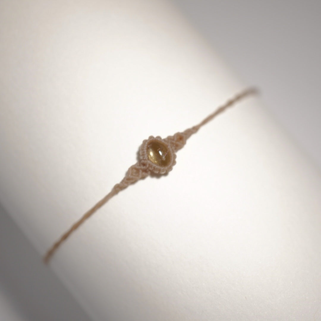 碧璽 ︳Macramé 蠟線編織手繩