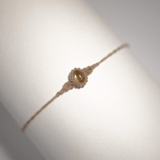 碧璽 ︳Macramé 蠟線編織手繩
