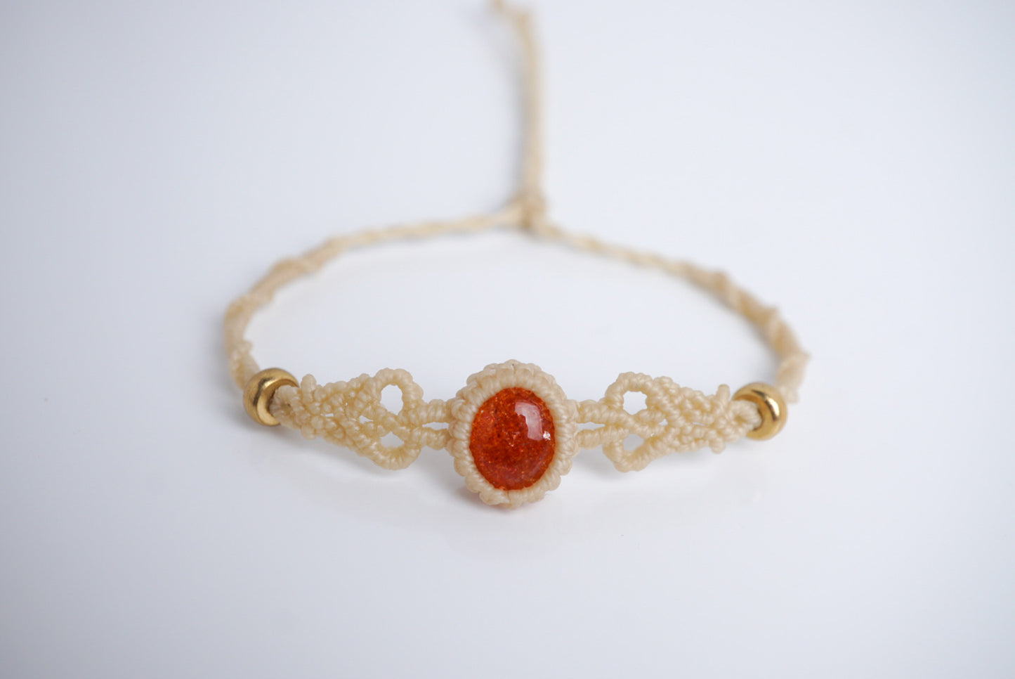 太陽石 ︳Macramé 蠟線編織手繩