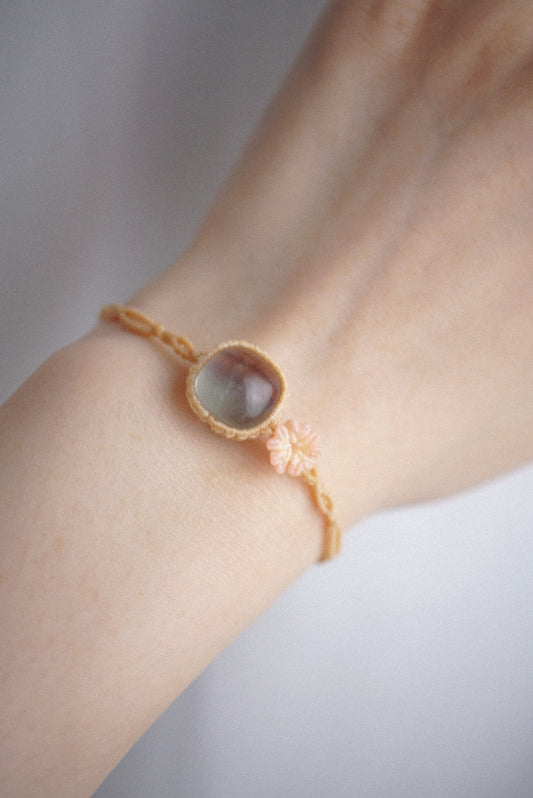 螢石 ︳Macramé 蠟線編織手繩