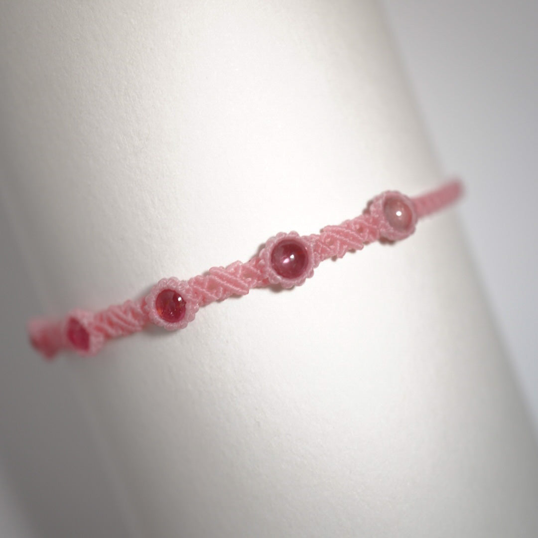 碧璽 ︳Macramé 蠟線編織手繩