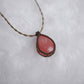 紅紋石 ︳Macramé 蠟線編織吊墜
