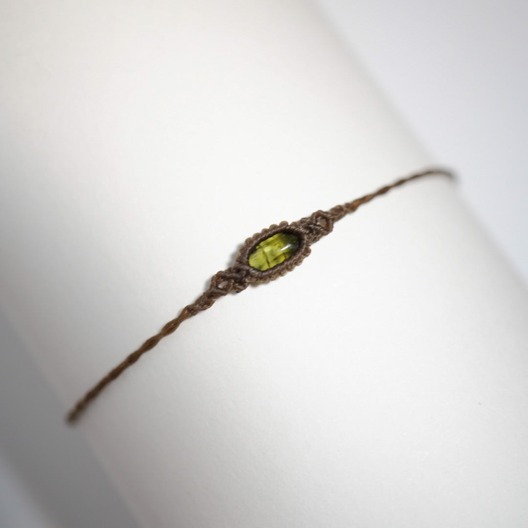 碧璽 ︳Macramé 蠟線編織手繩