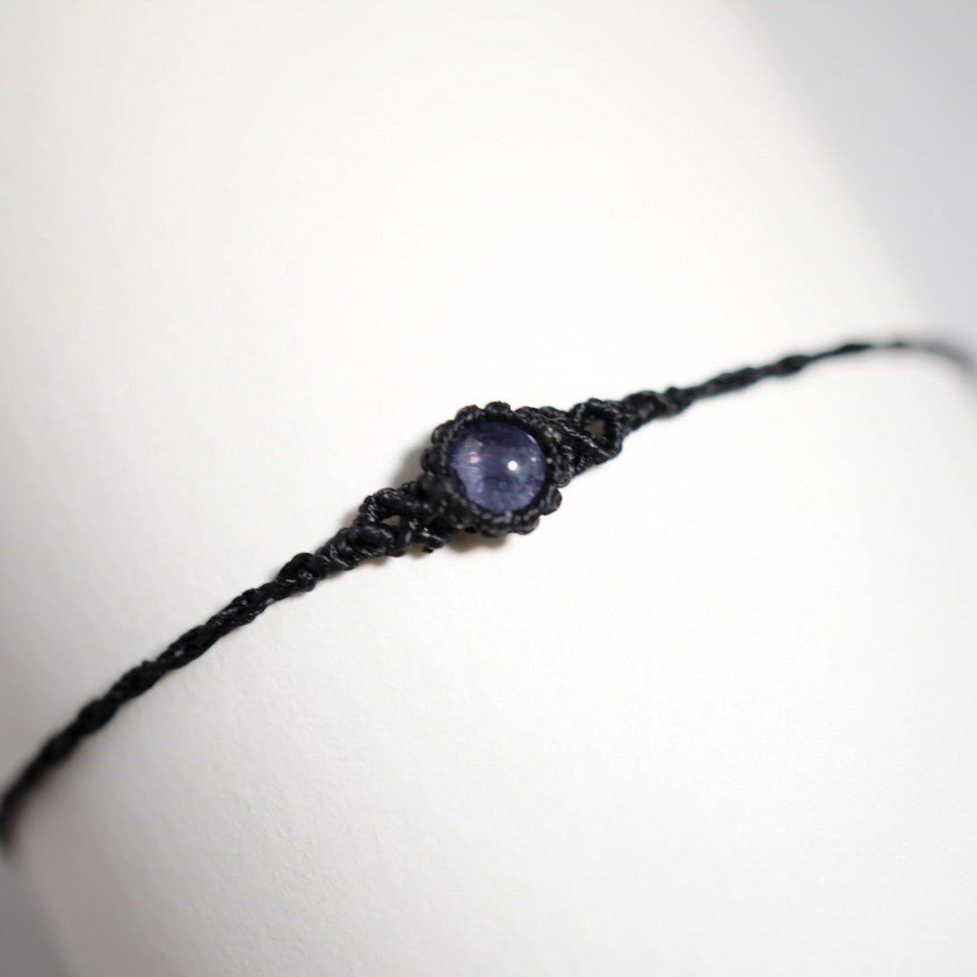 坦桑石 ︳Macramé 蠟線編織手繩