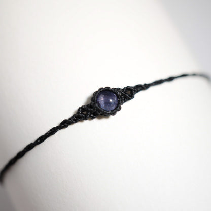 坦桑石 ︳Macramé 蠟線編織手繩