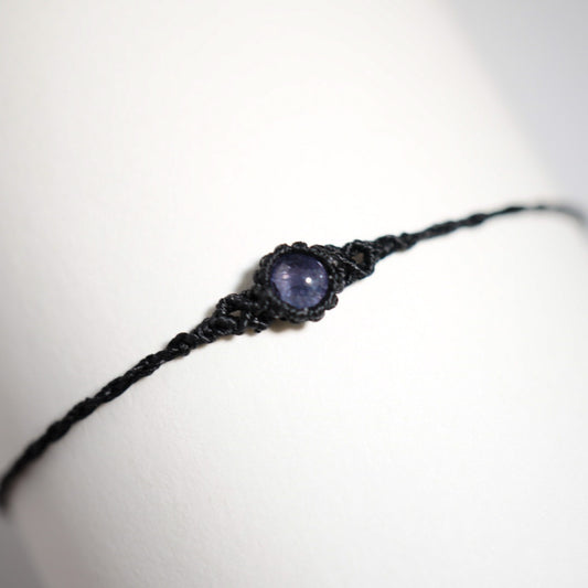 坦桑石 ︳Macramé 蠟線編織手繩