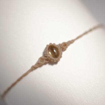 碧璽 ︳Macramé 蠟線編織手繩