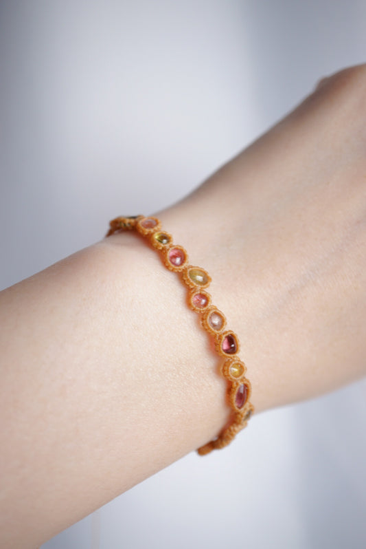 碧璽 ︳Macramé 蠟線編織手繩