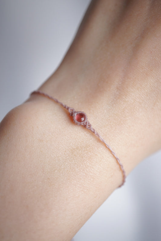 碧璽 ︳Macramé 蠟線編織手繩