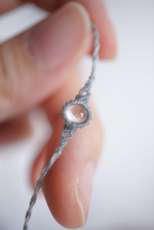 碧璽 ︳Macramé 蠟線編織手繩