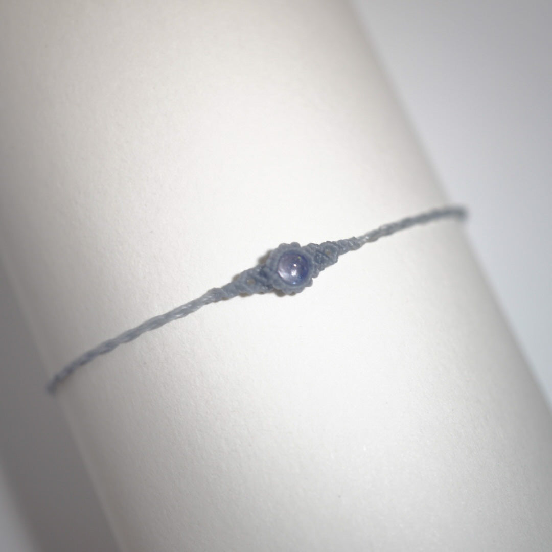 坦桑石 ︳Macramé 蠟線編織手繩