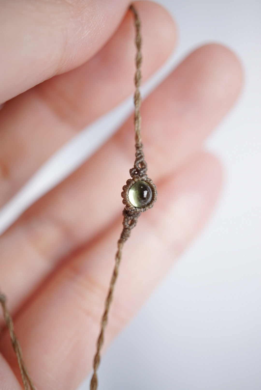 碧璽 ︳Macramé 蠟線編織手繩