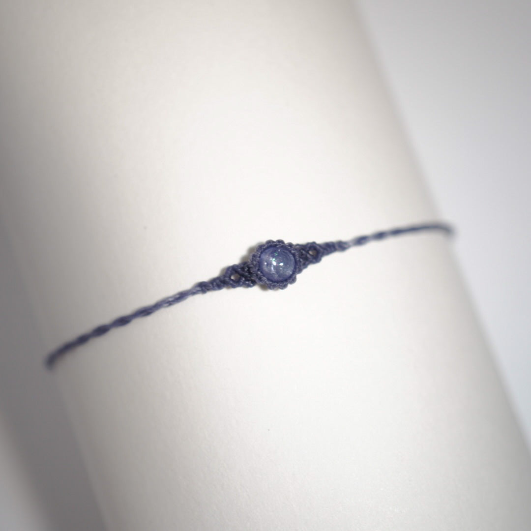 坦桑石 ︳Macramé 蠟線編織手繩