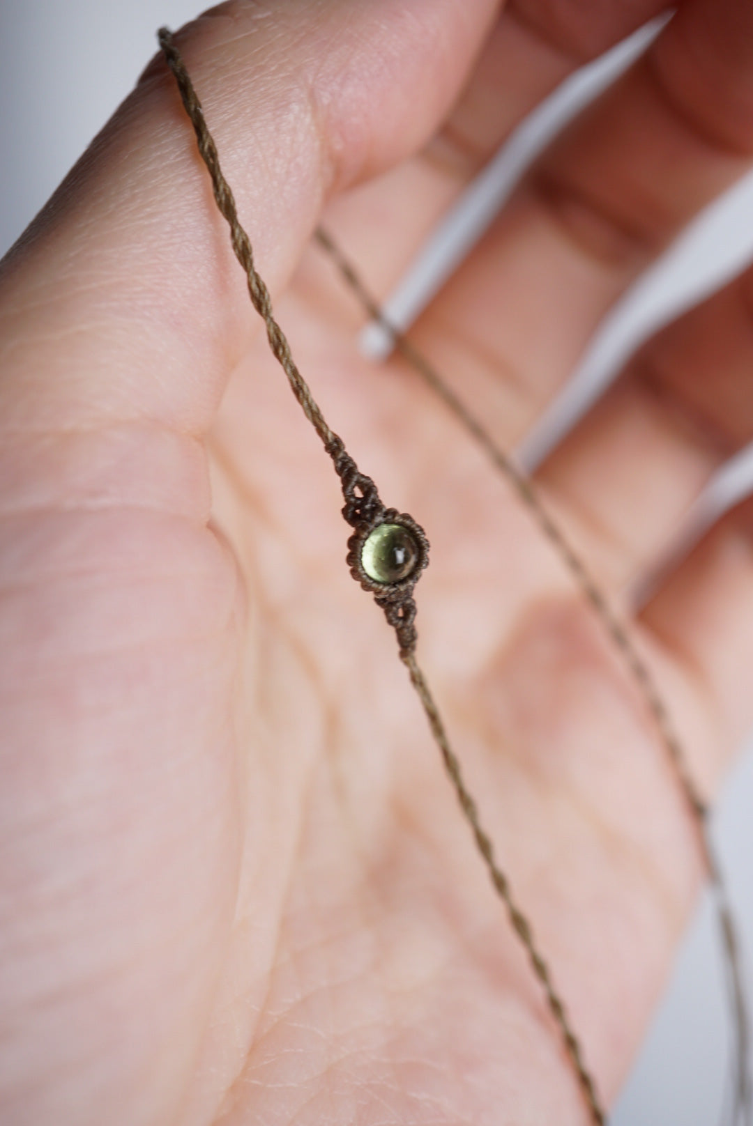 碧璽 ︳Macramé 蠟線編織手繩