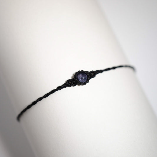 坦桑石 ︳Macramé 蠟線編織手繩