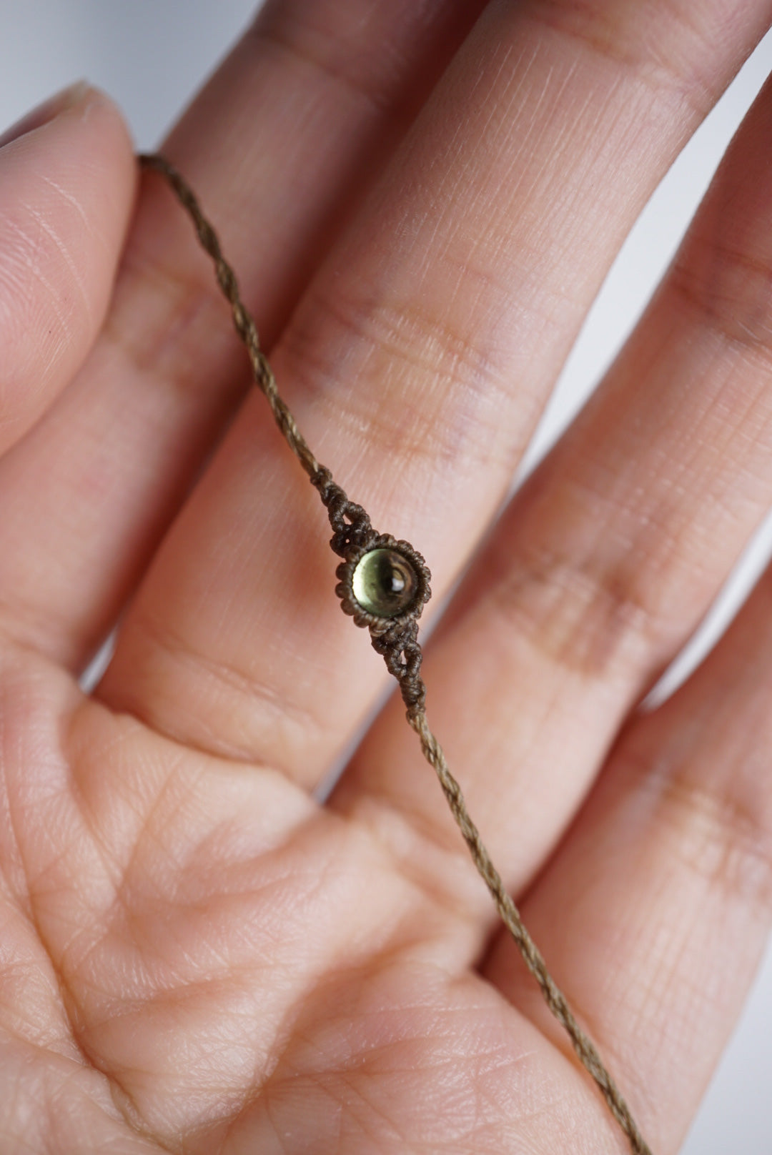 碧璽 ︳Macramé 蠟線編織手繩