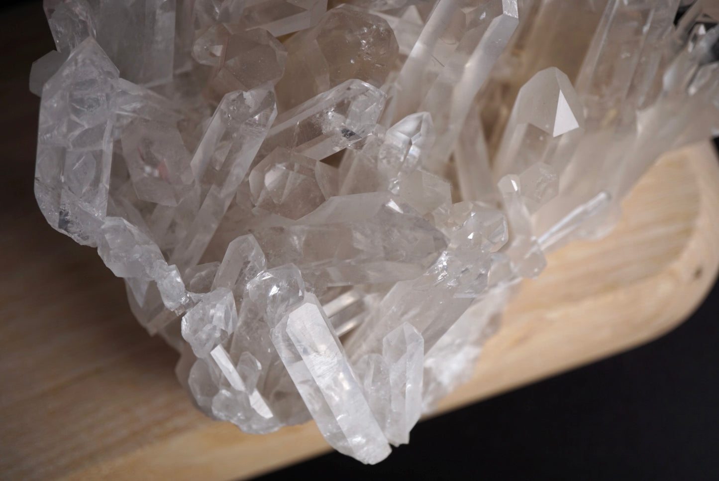 White Quartz Crystal Cluster