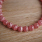 Rhodochrosite bracelet