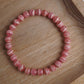 Rhodochrosite bracelet