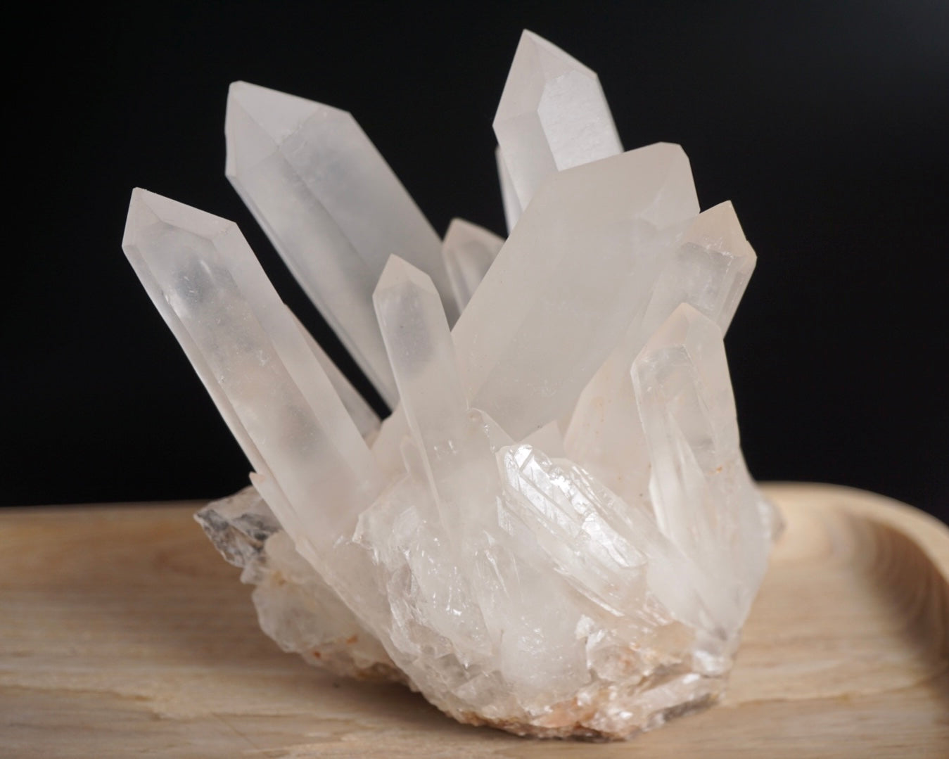 White Quartz Crystal Cluster