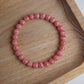 Rhodochrosite bracelet