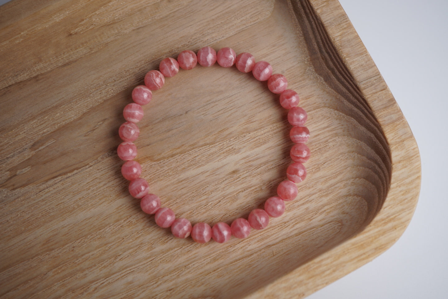 Rhodochrosite bracelet