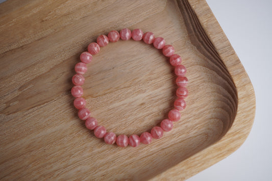 Rhodochrosite bracelet