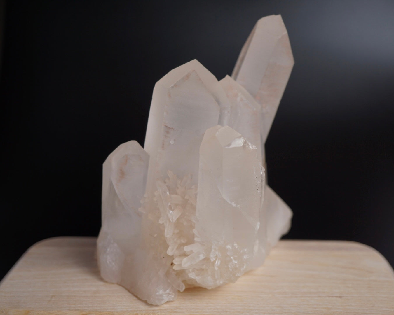 White Quartz Crystal Cluster