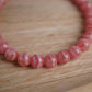 Rhodochrosite bracelet