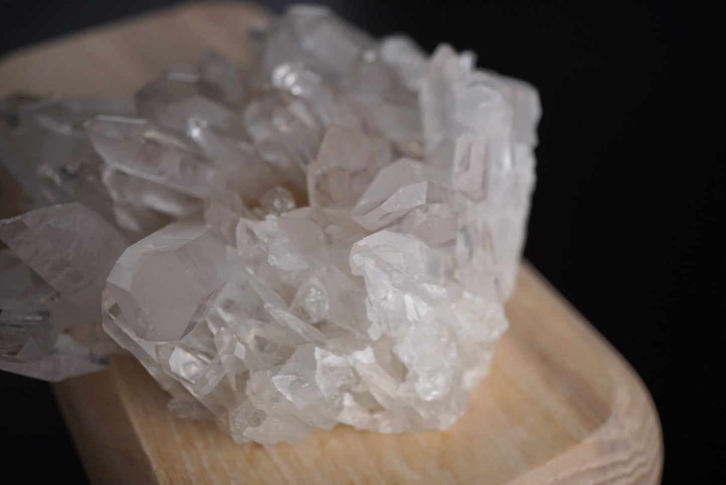 White Quartz Crystal Cluster