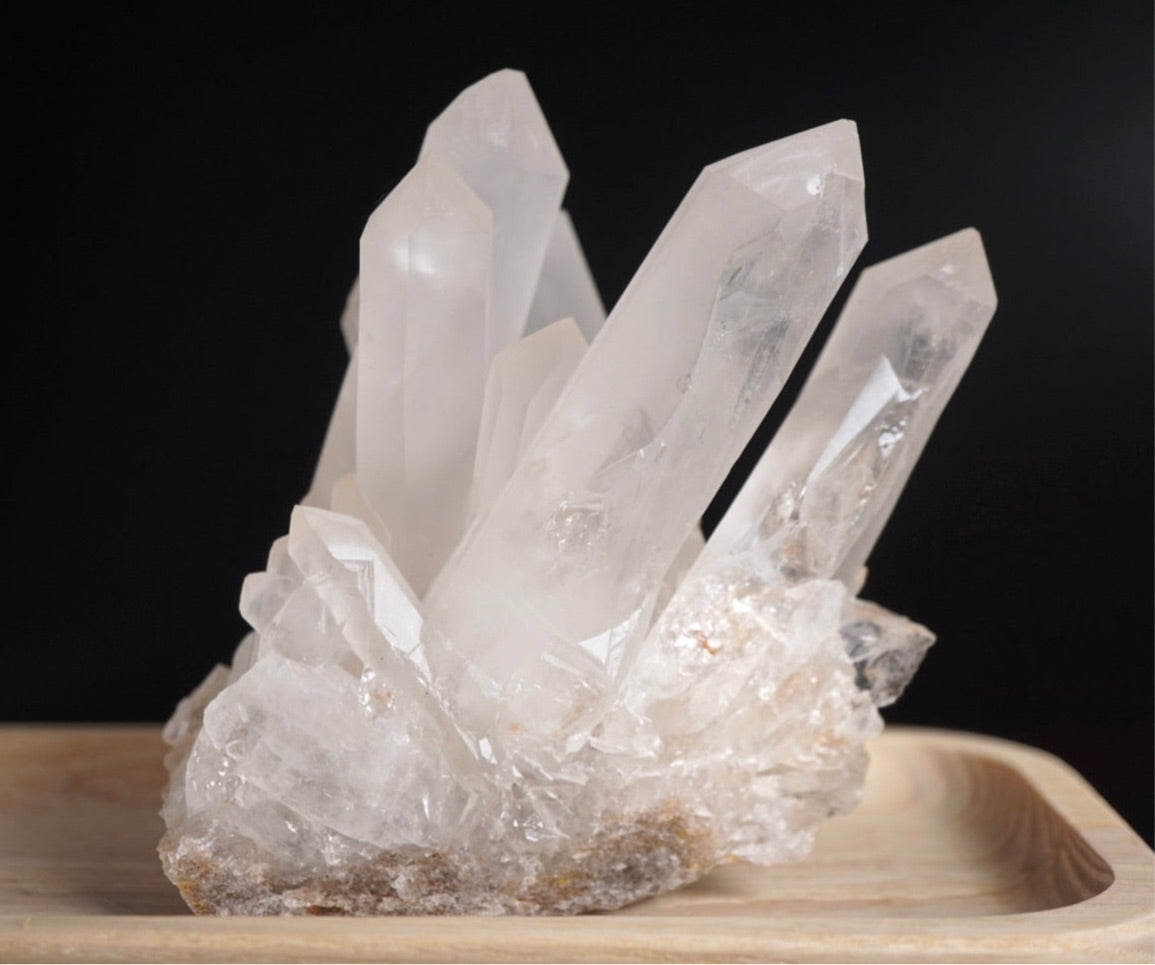 White Quartz Crystal Cluster