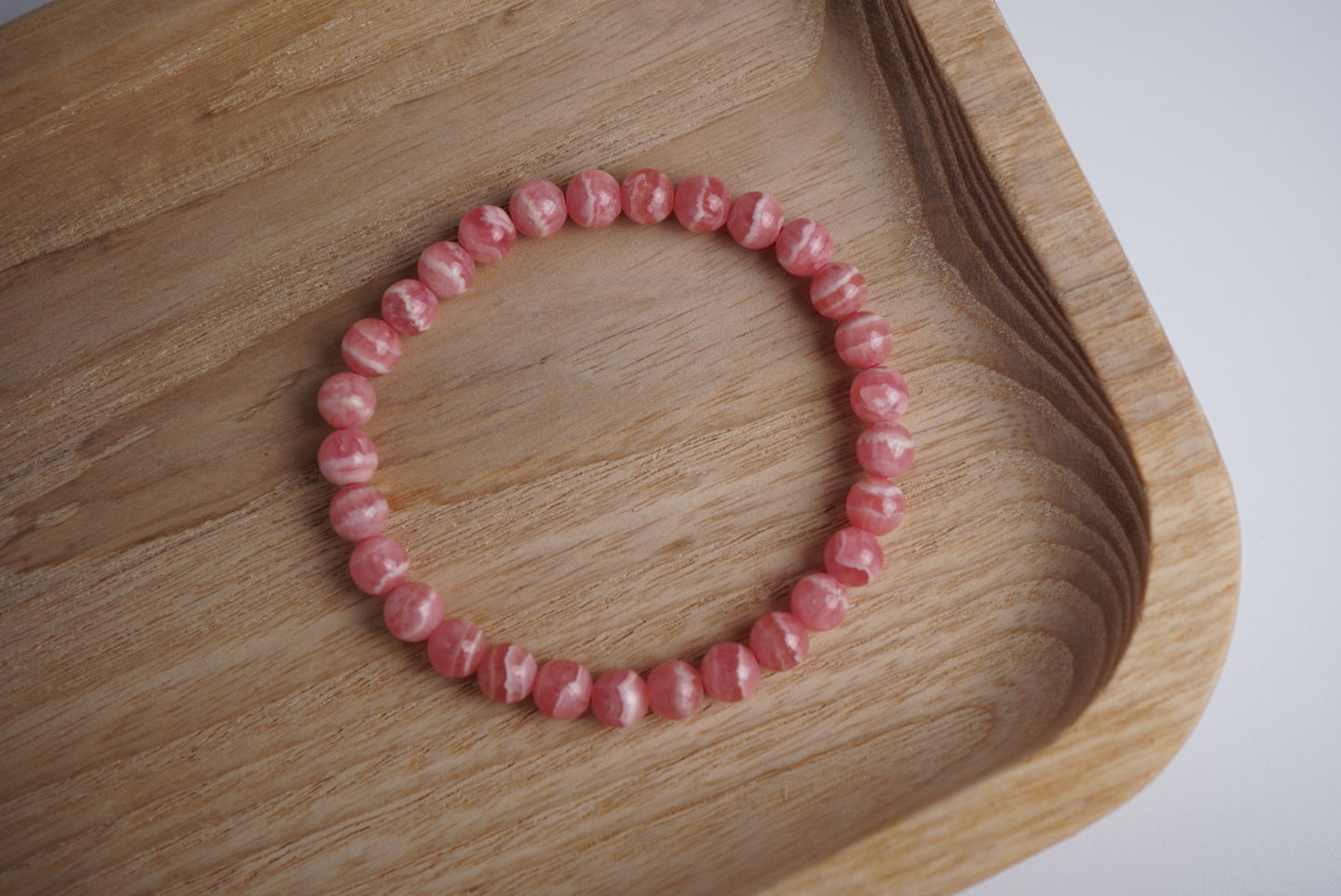 Rhodochrosite bracelet