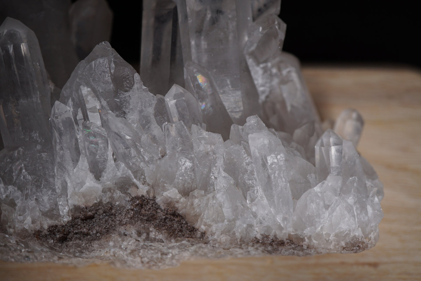 White Quartz Crystal Cluster