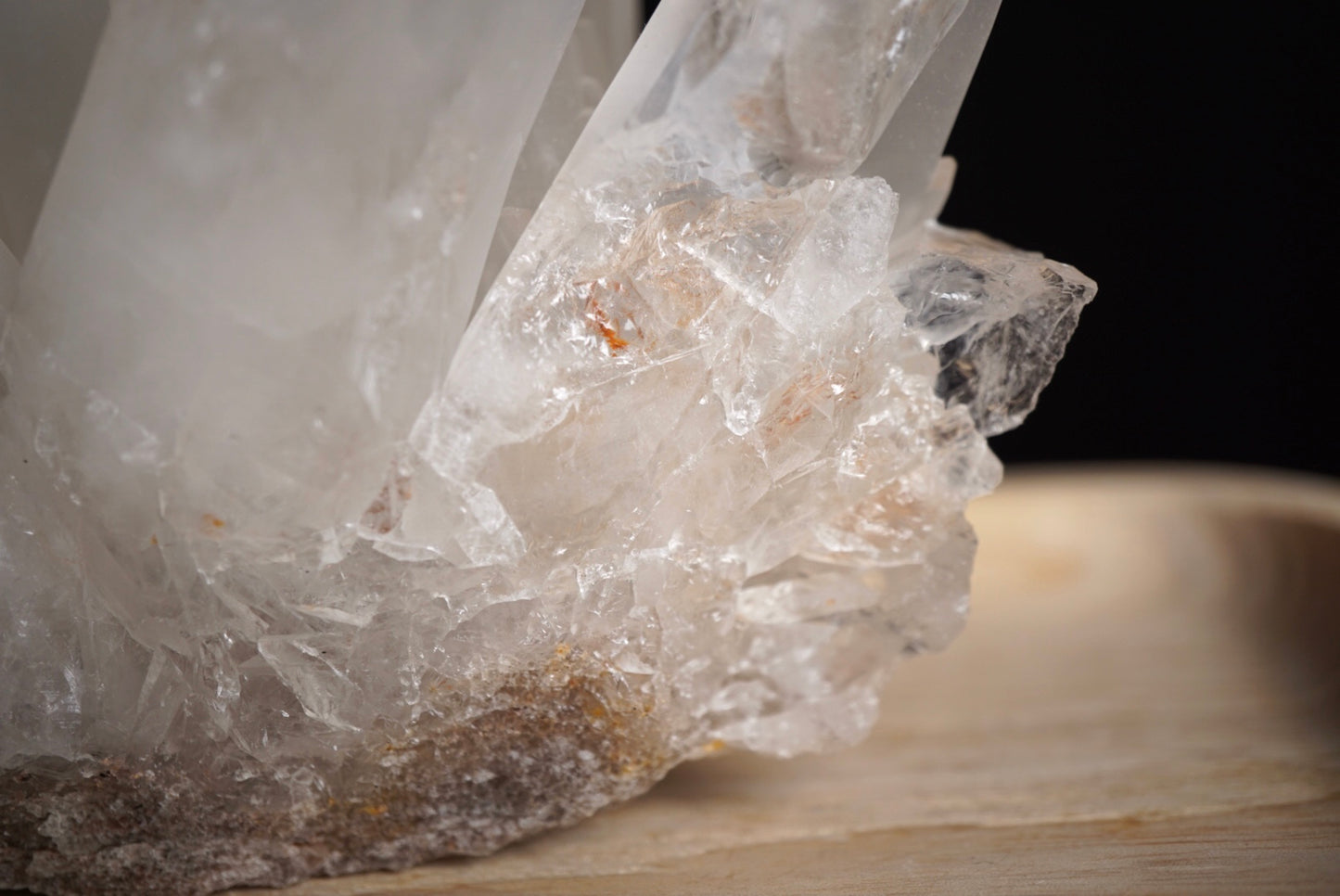 White Quartz Crystal Cluster