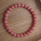 Rhodochrosite bracelet