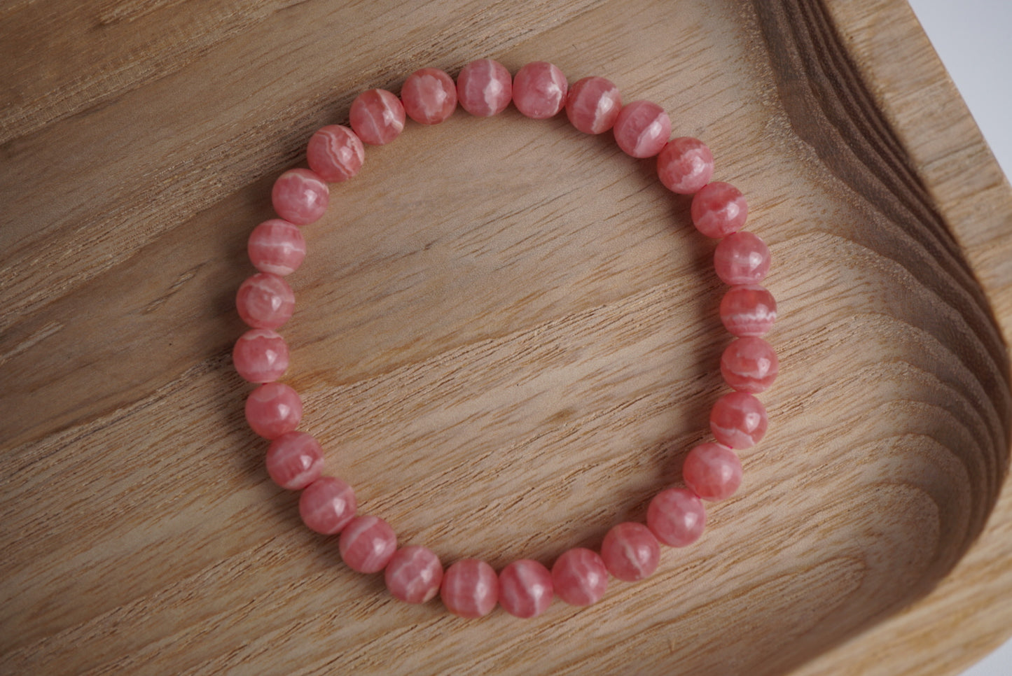 Rhodochrosite bracelet