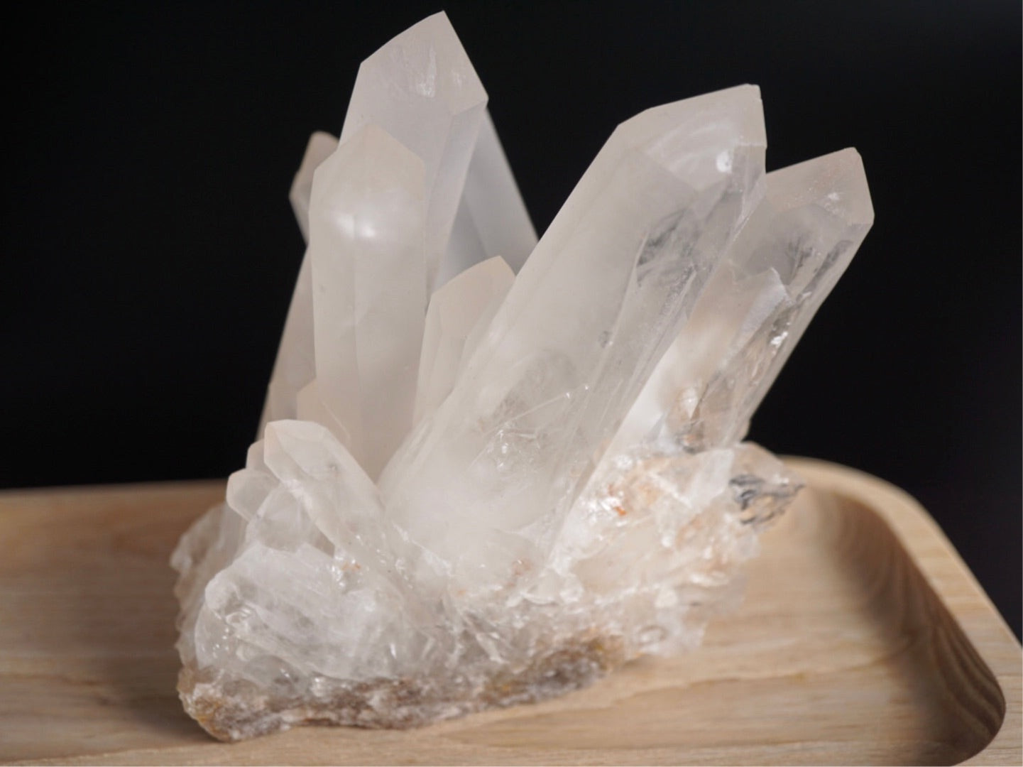 White Quartz Crystal Cluster