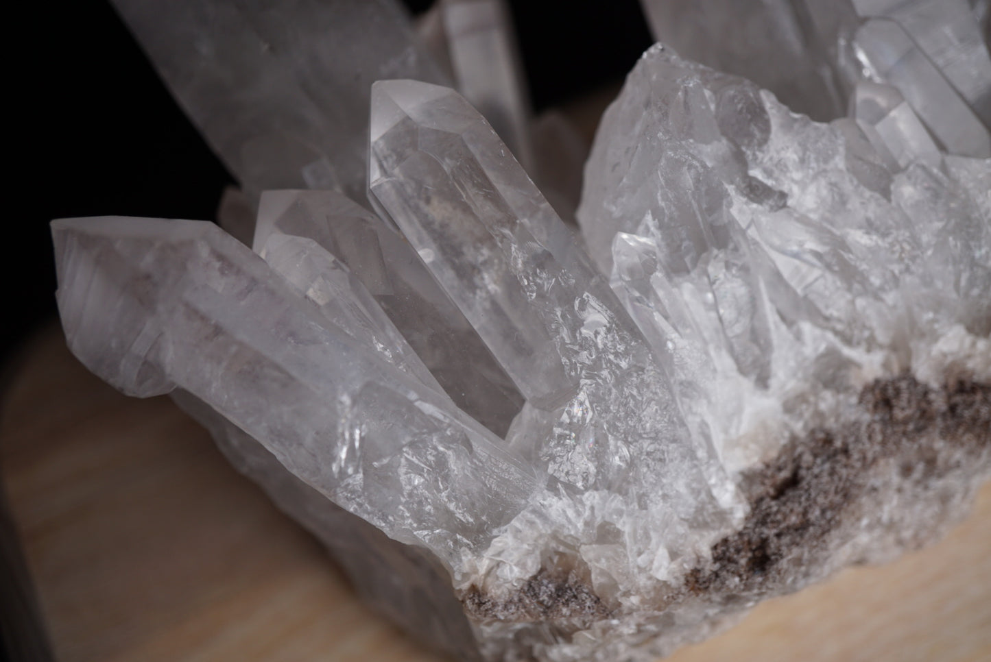 White Quartz Crystal Cluster